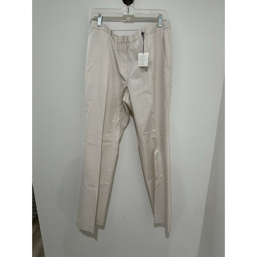 Brooks Brothers Advantage Khaki Chino Stretch Pants Career Wrinkle Free Size 14